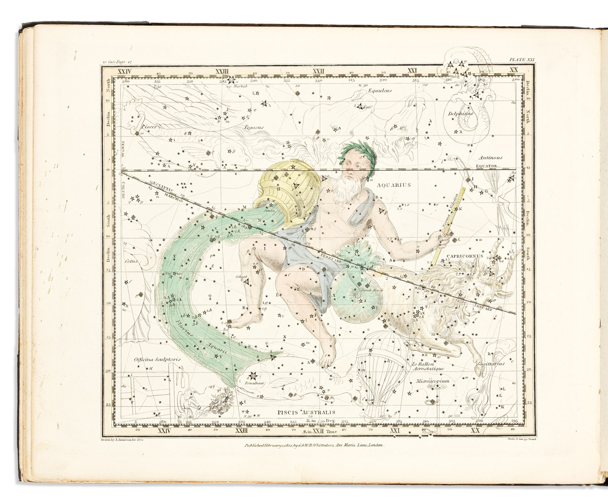 (CELESTIAL.) Alexander Jamieson. A Celestial Atlas Comprising a Systematic Display of the Heavens.
